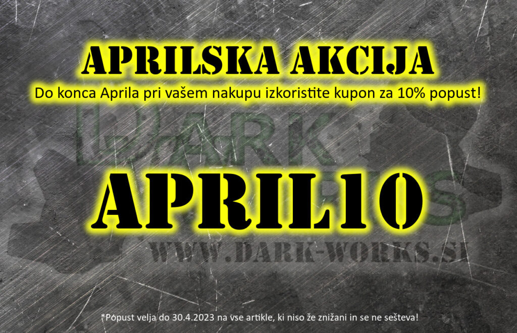 Dark Works Aprilska akcija 10%